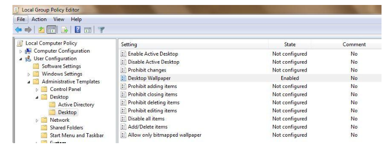 disable group policy windows 7